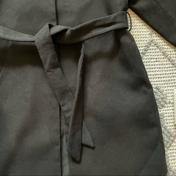 *SOLD* High neck belted coat - Picture 5 of 7